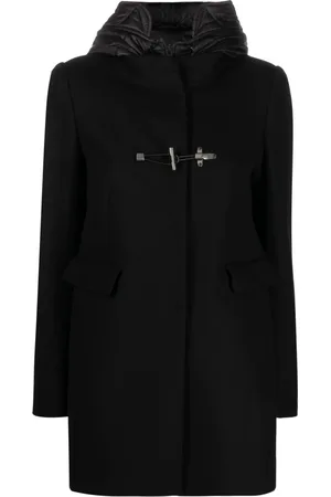 FAY Toggle-fastening hooded coat