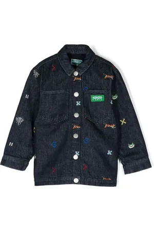 Kenzo Embroidered-design denim jacket