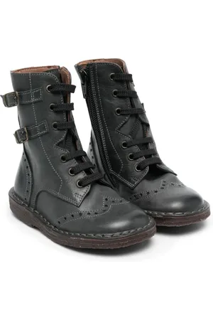 PèPè Lace-up leather boots