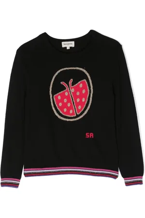 Sonia Rykiel Enfant Ladybug-intarsia crew-neck jumper