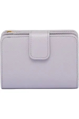 Prada Saffiano leather logo wallet