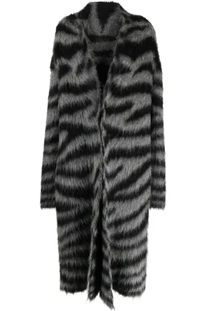 MONSE Zebra-print long cardigan