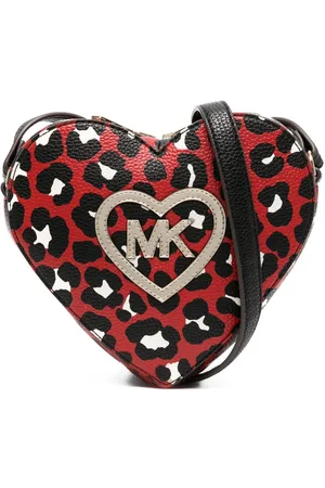 Heart Bag - Velvety - Red heart shaped crossbody bag - Molo