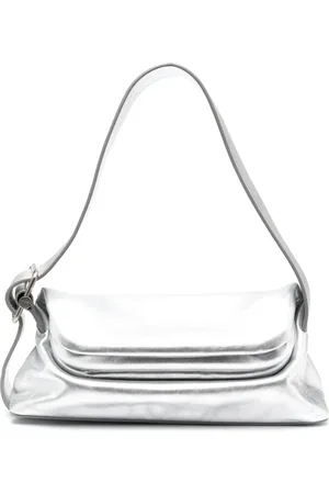 OSOI Folder Brot metallic-leather shoulder bag