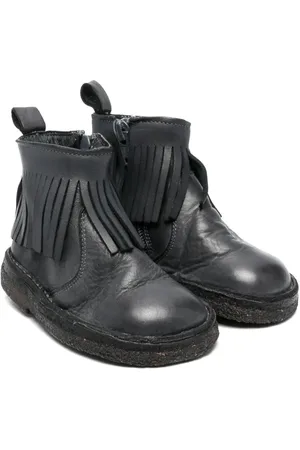 PèPè Fringed leather ankle boots