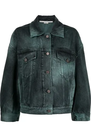 Stella McCartney Tie-dye oversized denim jacket