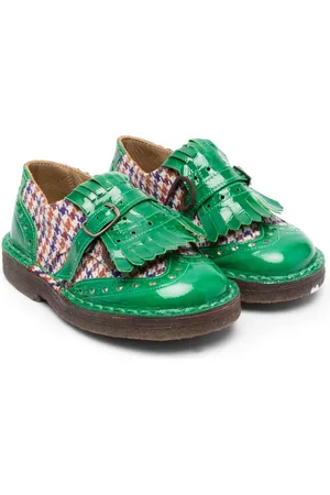 PèPè Herringbone-pattern Derby shoes