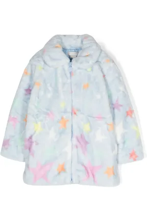Stella McCartney Star-print shearling jacket