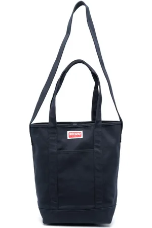 Kenzo Logo-print cotton tote bag