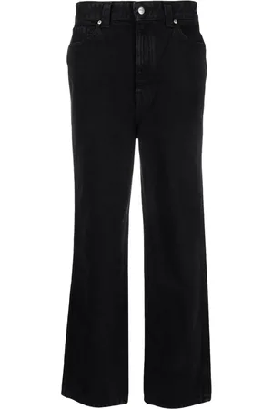 Khaite Straight-leg cotton jeans