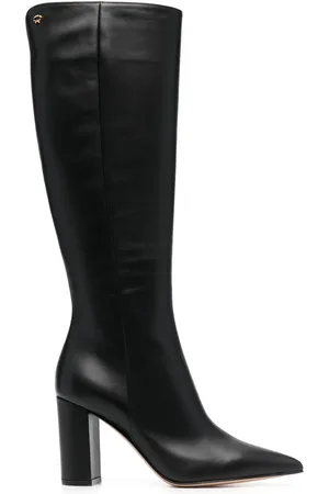 Gianvito Rossi 90mm point-toe leather boots