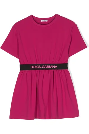 Dolce & Gabbana Logo-waistband jersey dress