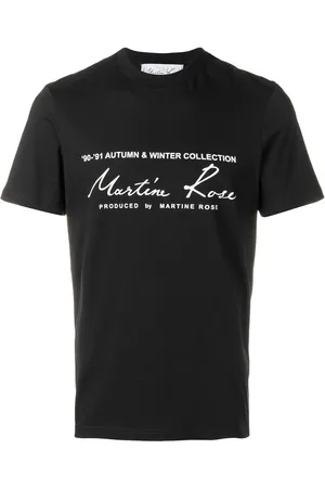 MARTINE ROSE Logo print cotton T-shirt