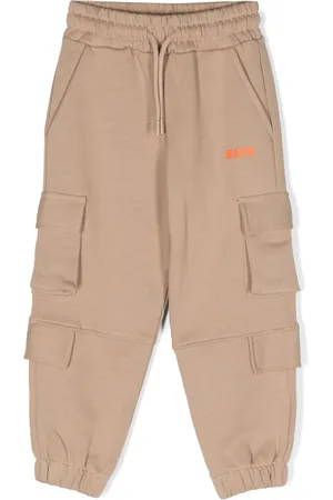 Msgm Cargo cotton track pants