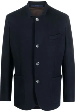 FEDELI Single-breasted cashmere blazer