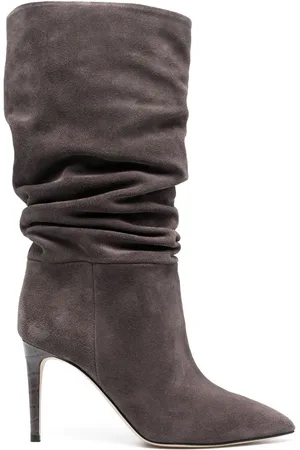 PARIS TEXAS 90mm slouchy suede boots