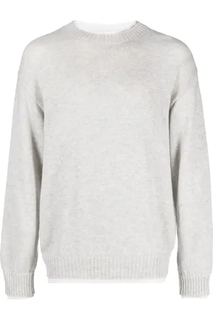 Msgm Long-sleeved knitted sweatshirt