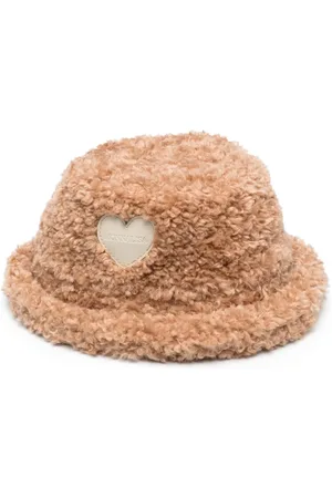 MONNALISA Heart-patch bucket hat
