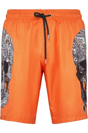 Philipp Plein Skull-print swim shorts