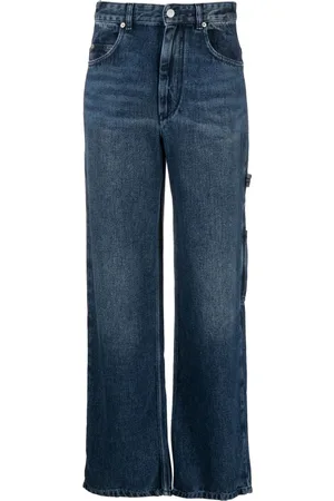 Marant Etoile Straight-leg cotton jeans