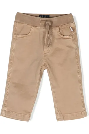 Il gufo Drawstring-waist cotton trousers