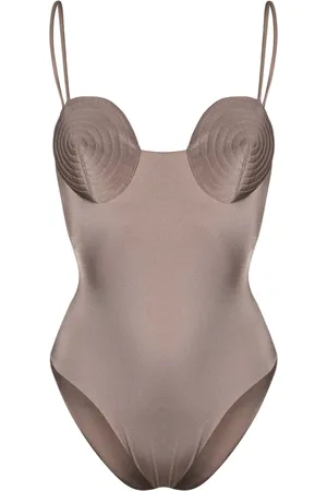 Noire Swimwear Round-neck swimsuit