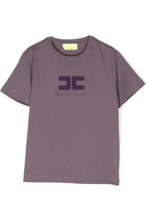 Elisabetta Franchi Logo-embroidered stretch-cotton T-shirt