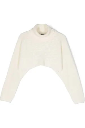 Msgm Logo-patch high-neck jumper
