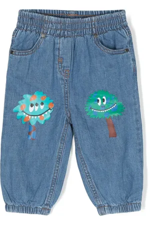 Stella McCartney Graphic-print cotton jeans