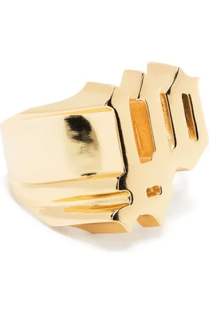 Natasha Zinko Lettering-motif polished-finish ring