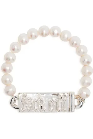 Natasha Zinko Lettering-motif bracelet