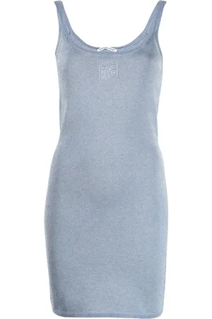 Alexander Wang Logo-embossed tank dress
