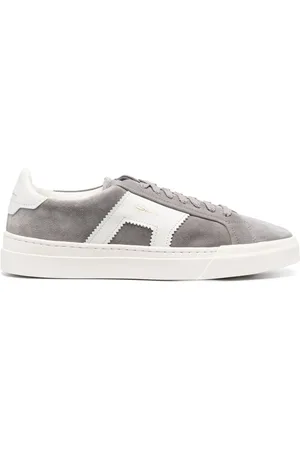 santoni Leather low-top sneakers