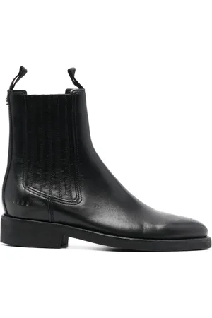 Golden Goose Logo-charm leather boots