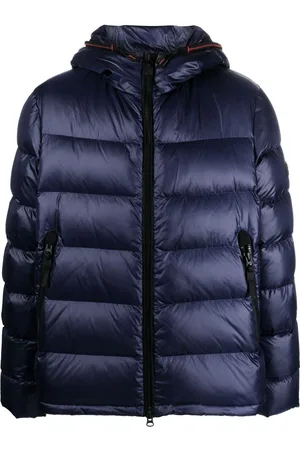 Peuterey Quilted logo-patch hooded jacket