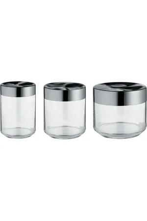 Alessi Glass jars (set of three)