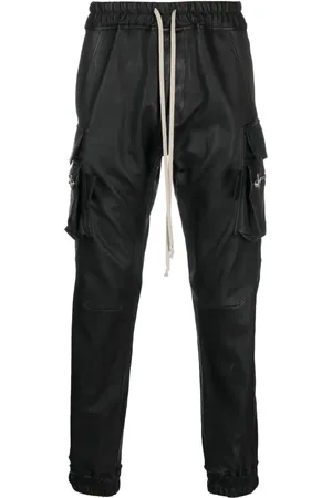 Rick Owens Drawstring-waist drop-crotch trousers