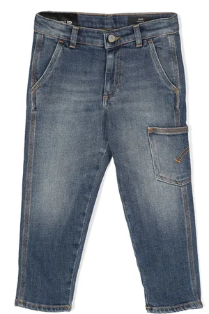 Dondup Mid-rise washed jeans