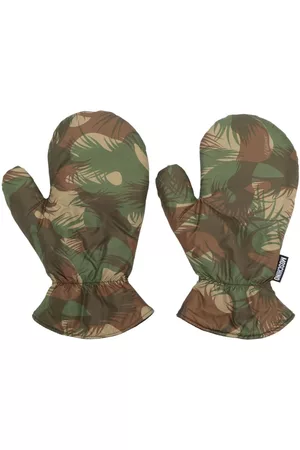 Moschino Camouflage-print padded gloves