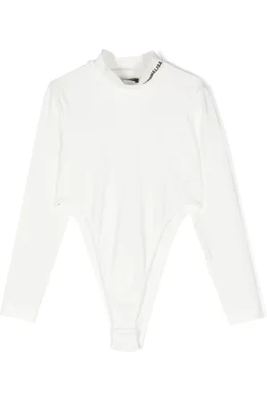 MONNALISA Logo-appliqué long-sleeve bodysuit