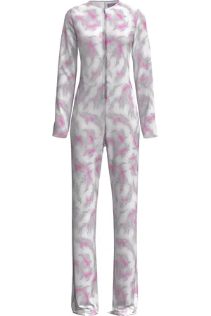 MACCAPANI Vane Ghost-print flared jumpsuit