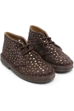 PèPè Star-print lace-up boots