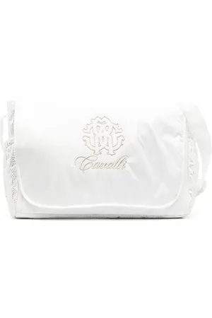 Roberto Cavalli Embroidered logo changing bag
