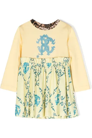 Roberto Cavalli Long-sleeves cotton dress