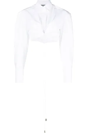 Jacquemus La chemise Plidao cropped shirt