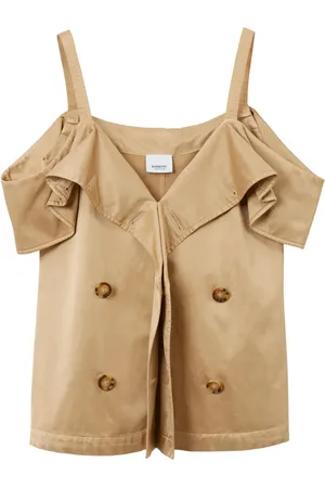 Burberry Cold-shoulder design blouse