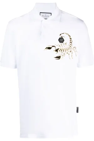 Philipp Plein Scorpion cotton polo shirt
