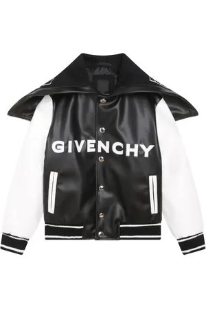 Givenchy Logo-patch hooded bomber jacket