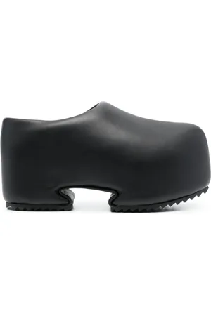 Yume Yume Almond-toe faux-leather platform clogs