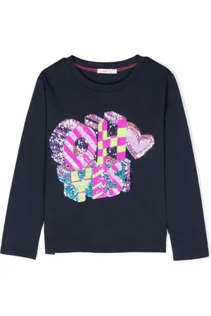 Billieblush Sequin-embellished cotton T-shirt